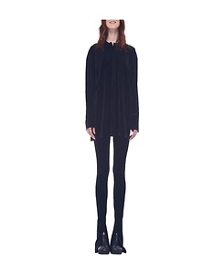 Slit-Detail Flared Leggings