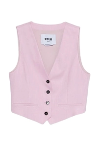 Msgm V-Neck Sleeveless Gilet