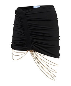 Chain Eco Jersey Mini Skirt