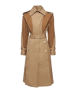 Colorful Belted Trench Coat