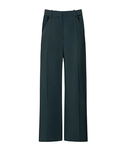 Diagonal Hollowed-Out Casual Pants