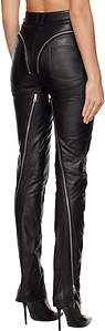 High-Waist Side Pocket Casual Pants