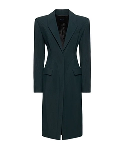 Long-Sleeved Mid-Length Coat