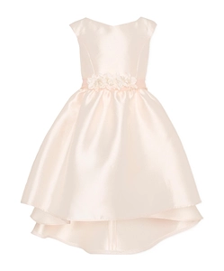 Floral-Appliqué Dress