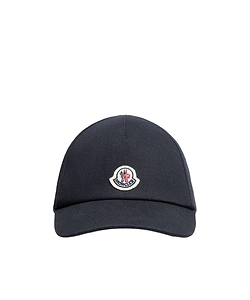 Moncler Enfant Gabardine Baseball Cap