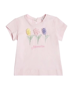 Flower Print Jersey T-Shirt