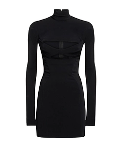 Mini High-Neck Dress