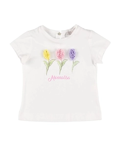Flower Print Jersey T-Shirt