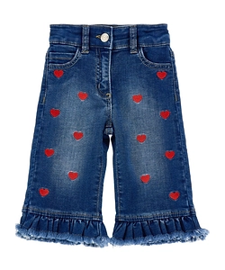 Heart-Motif Jeans