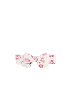 Heart-Shaped Printed Hair Band
