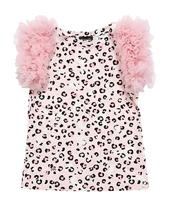 Leopard Print Jersey Cotton T-Shirt