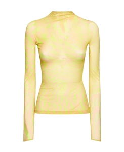 Printed Mesh T-Shirt