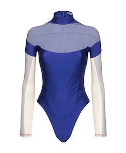 Sheer Sheer Jersey One-Piece Suit
