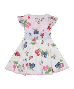 Monnalisa Floral Print Dress