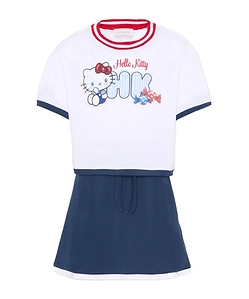 Monnalisa Hello Kitty Printed Skirt Set