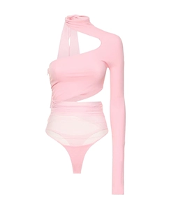 Tulle Hollowed-Out Jumpsuit