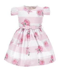 Rose-Print Dress