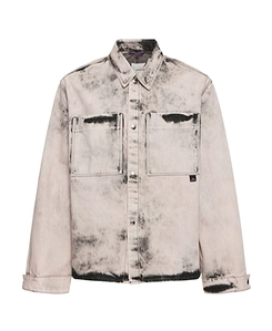 Logo Denim Coat