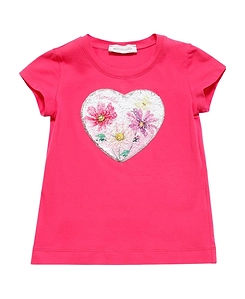 Sequined Cotton-Jersey T-Shirt