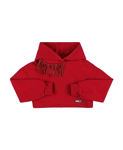 Tassel Cotton Short Hooded Hooded Hoodie