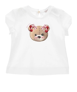 Teddy Bear-Print Cotton T-Shirt