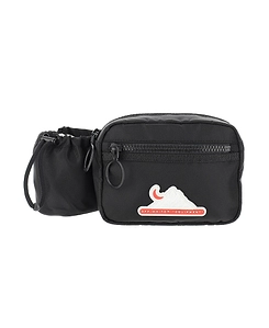 Black Logo Patch Waist Bag