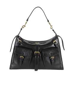 Zippered Shoulder Bag
