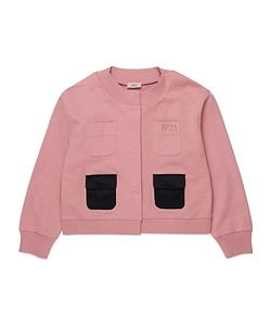 N°21 Kids Logo Embroidered Sweatshirt