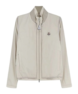 Logo-Patch Detachable-Sleeve Jacket