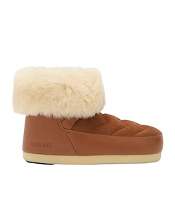 Moon Boot Quilted Round-Toe Ankle Boots