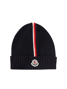 Knitted Hat With Logo