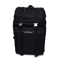 Off-White Buckle Detailed Foldover Top Backpack