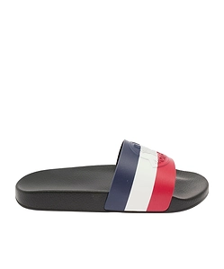 Moncler Basile Logo Embossed Slides