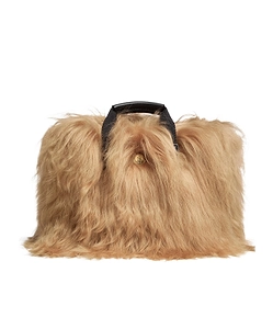 Micro Caradoc Shearling Tote Bag