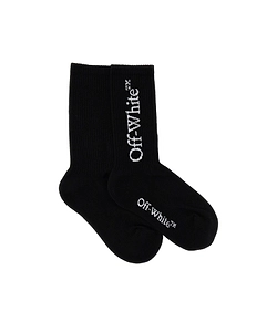 Off-White Logo Intarsia Socks