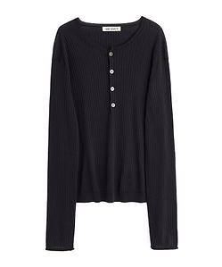 Our Legacy Fine Henley Knitted Sweater