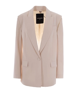 Oversized Lace-Back Blazer