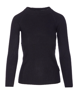 Patrizia Pepe Ribbed Knit Sweater
