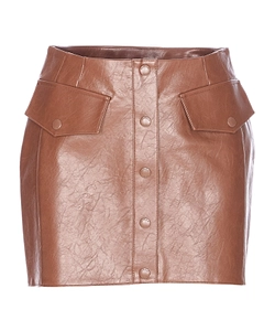 Patrizia Pepe Button-Front Mini Skirt