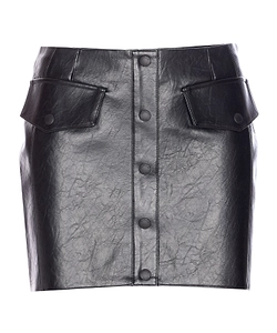Patrizia Pepe Button-Front Mini Skirt