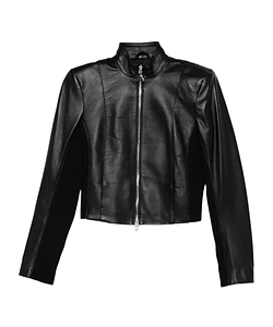 Patrizia Pepe Fitted Zip-Front Jacket