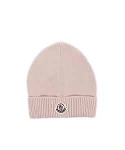 Moncler Enfant Logo Patch Beanie