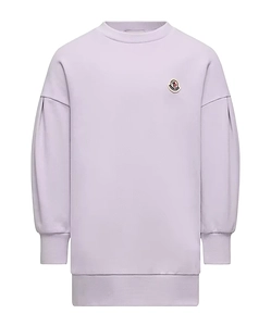 Moncler Enfant Logo Patch Sweatshirt Dress