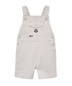 Logo Patch Sleeveless Overalls