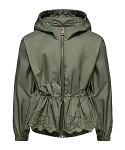 Moncler Enfant Manolya Flower Motif Hooded Jacket