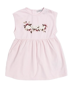 Enfant Floral Printed Crewneck Dress