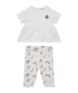 Moncler Enfant Ruffled T-Shirt Set