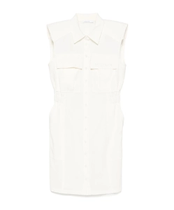 Patrizia Pepe Sleeveless Shirt Dress