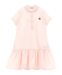 Moncler Enfant Ruffled Hem Polo Dress