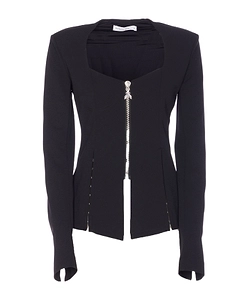 Patrizia Pepe Zip-Front Jacket
